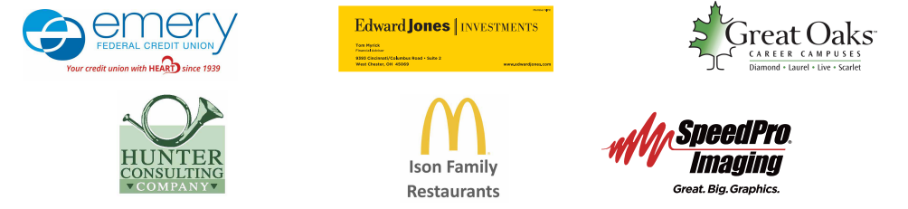 Gold level sponsor's logos